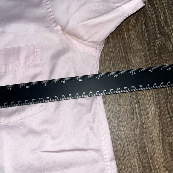 Burberry Pink EKD Embroidered Logo Button Down Shirt